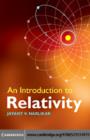 Image for An introduction to relativity