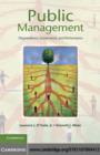 Image for Public management: organizations, governance, and performance