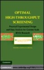 Image for Optimal high-throughput screening: ractical experimental design and data analysis for genome-scale RNAi research