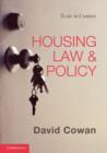 Image for Housing law and policy