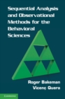 Image for Sequential Analysis and Observational Methods for the Behavioral Sciences