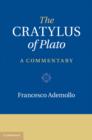 Image for The Cratylus of Plato: a commentary