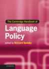 Image for Cambridge Handbook of Language Policy