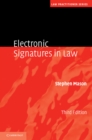 Image for Electronic Signatures in Law
