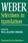 Image for Max Weber, selections in translation