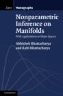 Image for Nonparametric inference on manifolds: with applications to shape spaces : 2