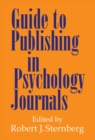 Image for Guide to publishing in psychology journals