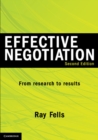 Image for Effective Negotiation: From Research to Results