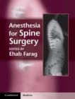 Image for Anesthesia for spine surgery
