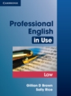 Image for Professional English in Use Law