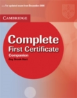 Image for Complete First Certificate Companion Greek Edition