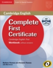 Image for Complete First Certificate for Spanish Speakers Workbook Without Answers