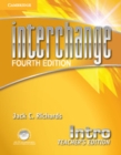 Image for Interchange Intro Teacher&#39;s Edition