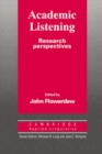 Image for Academic Listening: Research Perspectives