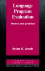 Image for Language program evaluation: theory and practice