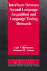 Image for Interfaces between second language acquisition and language testing research