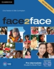 Image for face2face Pre-intermediate Student&#39;s Book with DVD-ROM and Online Workbook Pack