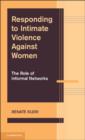 Image for Responding to intimate violence against women: the role of informal networks