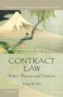 Image for Contract law: rules, theory, and context