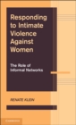 Image for Responding to Intimate Violence against Women: The Role of Informal Networks