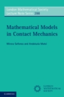 Image for Mathematical Models in Contact Mechanics