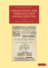 Image for Verzeichniss Der Hebraischen Handschriften: Volume 2 : Volume 2