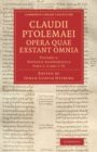 Image for Claudii Ptolemaei opera quae exstant omnia: Volume 1, Syntaxis mathematica, Part 1, Libros I-VI