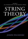 Image for String Theory: Volume 1, an Introduction to the Bosonic String : Vol. 1,