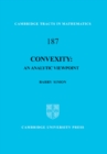 Image for Convexity: An Analytic Viewpoint