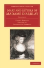 Image for Diary and Letters of Madame d&#39;Arblay: Volume 1: Edited by Her Niece