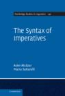 Image for The syntax of imperatives