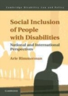 Image for Social inclusion of people with disabilities: national and international perspectives
