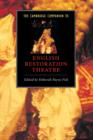 Image for The Cambridge companion to English Restoration theatre