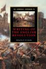 Image for The Cambridge companion to writing of the English Revolution