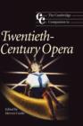 Image for The Cambridge companion to twentieth-century opera