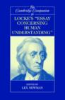 Image for The Cambridge companion to Locke&#39;s &quot;Essay concerning human understanding&quot;