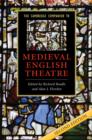 Image for The Cambridge companion to medieval English theatre