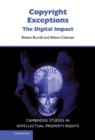 Image for Copyright Exceptions: The Digital Impact