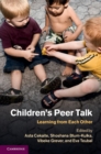 Image for Children&#39;s Peer Talk: Learning from Each Other