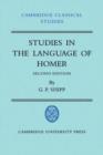 Image for Studies in The Language of Homer