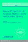 Image for Recent Perspectives in Random Matrix Theory and Number Theory