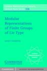 Image for Modular Representations of Finite Groups of Lie Type