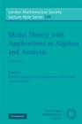 Image for Model Theory with Applications to Algebra and Analysis: Volume 1 : v. 349-350
