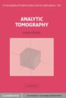 Image for Analytic Tomography