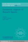 Image for Geometric Aspects of Banach Spaces: Essays in Honour of Antonio Plans