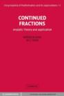Image for Continued Fractions: Analytic Theory and Applications