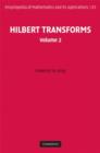 Image for Hilbert Transforms: Volume 2