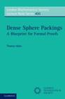 Image for Dense Sphere Packings: A Blueprint for Formal Proofs