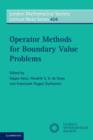 Image for Operator Methods for Boundary Value Problems