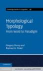 Image for Morphological Typology: From Word to Paradigm